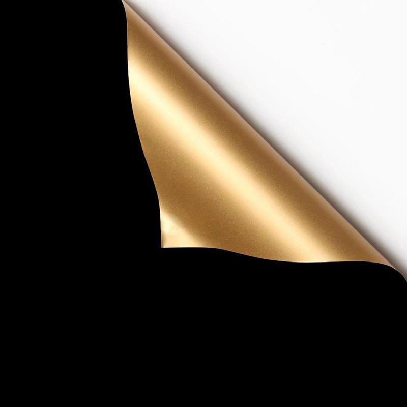 MYHC-17 yksipuolinen Flash Gold, kaksipuolinen kaksivärinen, helmiäiskalvo, kukkakäärepaperi
