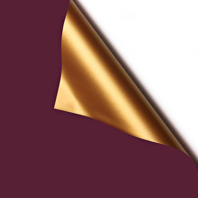MYHC-17 yksipuolinen Flash Gold, kaksipuolinen kaksivärinen, helmiäiskalvo, kukkakäärepaperi
