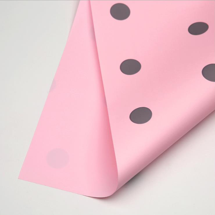 MYHC-24 yksipuolinen polka dot -puuvillakukkakäärepaperi