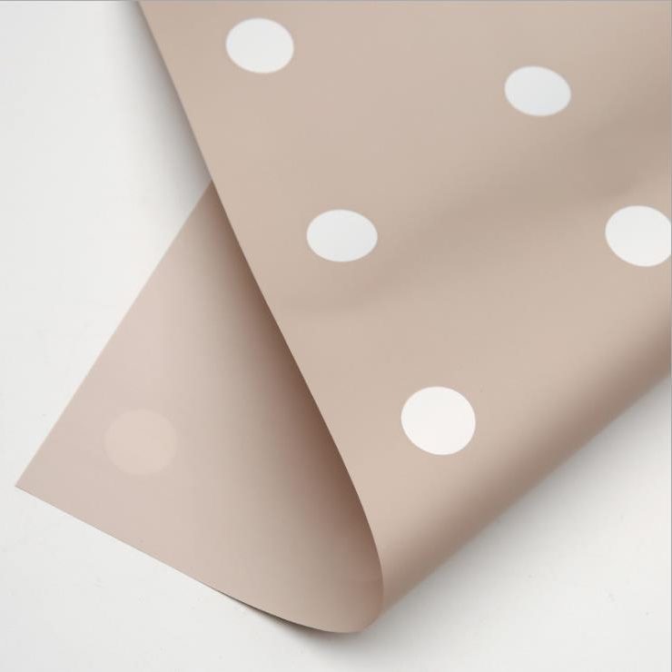 MYHC-24 yksipuolinen polka dot -puuvillakukkakäärepaperi