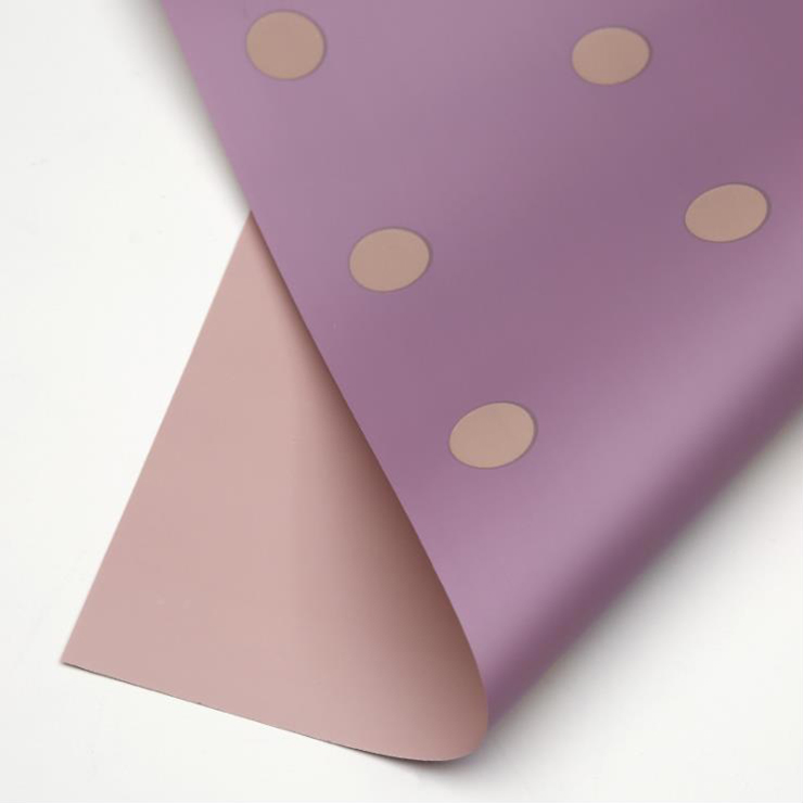 MYHC-24 yksipuolinen polka dot -puuvillakukkakäärepaperi