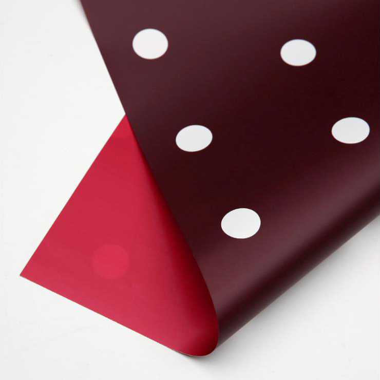 MYHC-24 yksipuolinen polka dot -puuvillakukkakäärepaperi