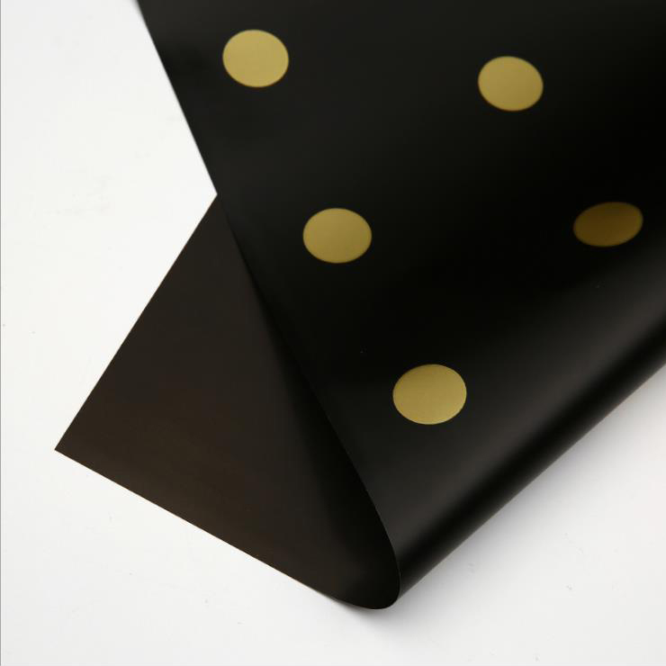 MYHC-24 yksipuolinen polka dot -puuvillakukkakäärepaperi