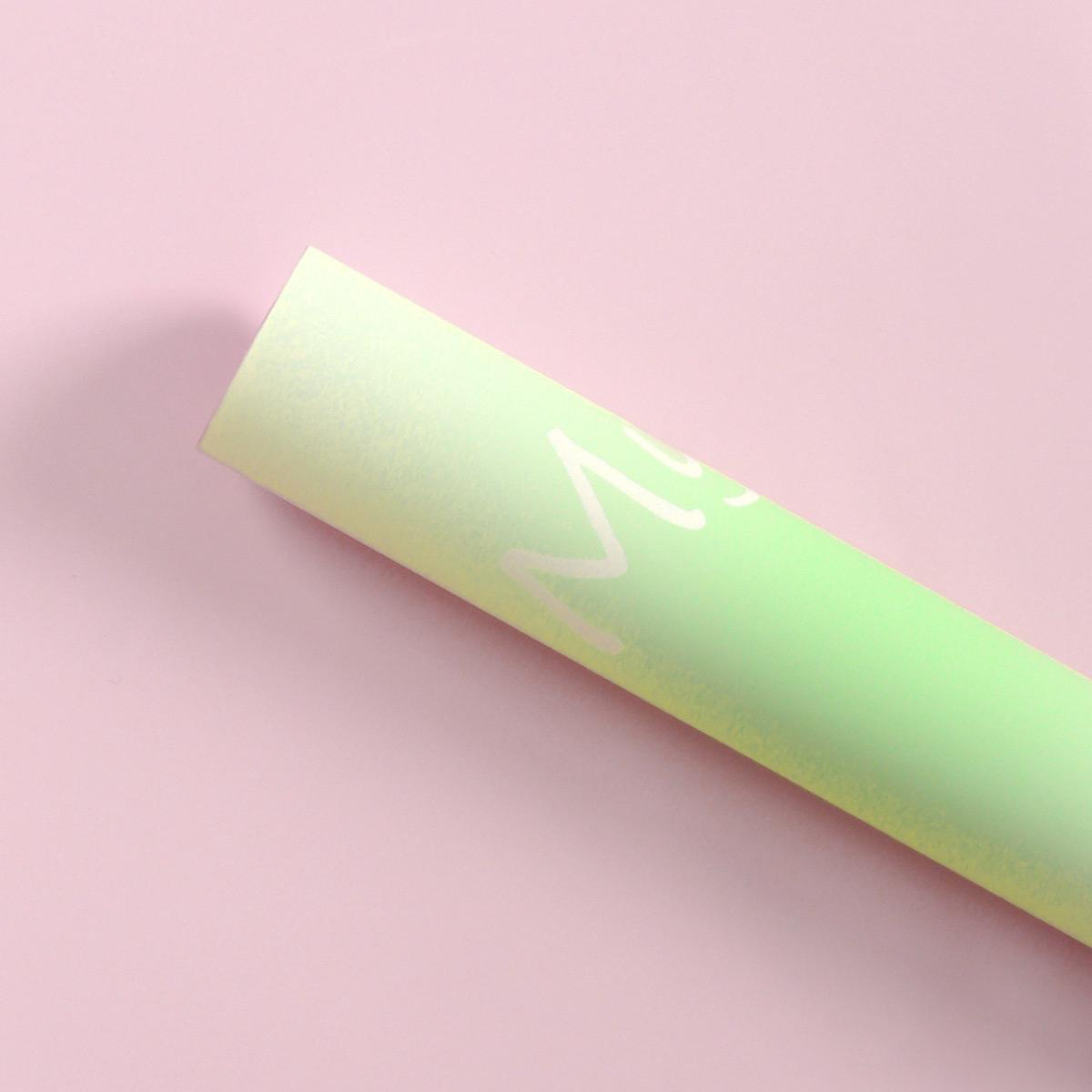 MYHC-66 Macaron Gradient Color vedenpitävä kukkakäärepaperi
