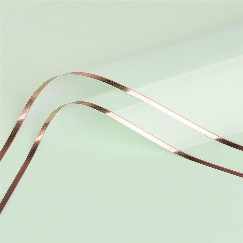 MYHC-72 yksivärinen Gold Edge Water Light -kalvo läpinäkyvä kukkapakkauskalvo