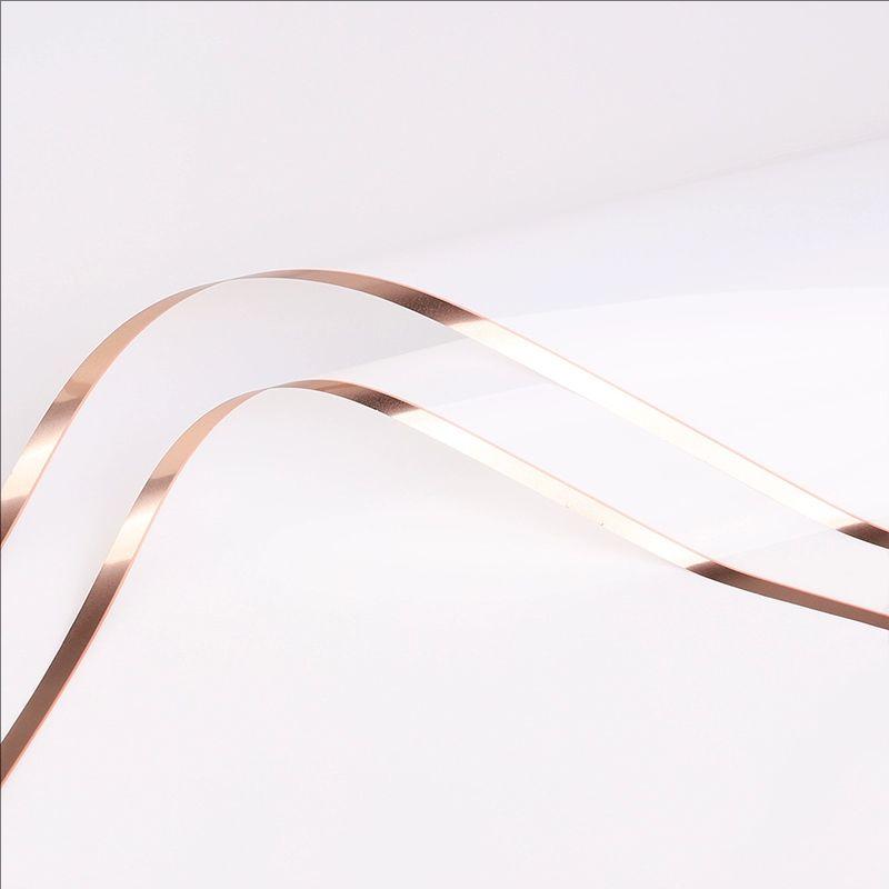 MYHC-72 yksivärinen Gold Edge Water Light -kalvo läpinäkyvä kukkapakkauskalvo