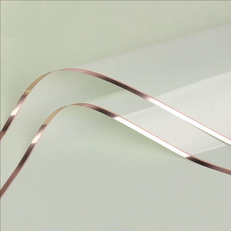 MYHC-72 yksivärinen Gold Edge Water Light -kalvo läpinäkyvä kukkapakkauskalvo