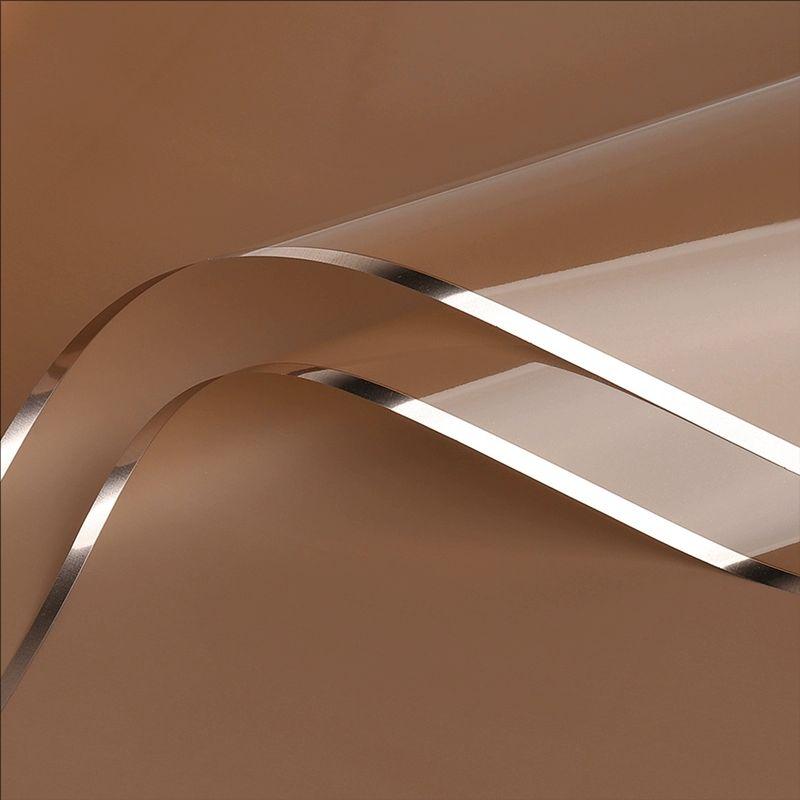 MYHC-72 yksivärinen Gold Edge Water Light -kalvo läpinäkyvä kukkapakkauskalvo
