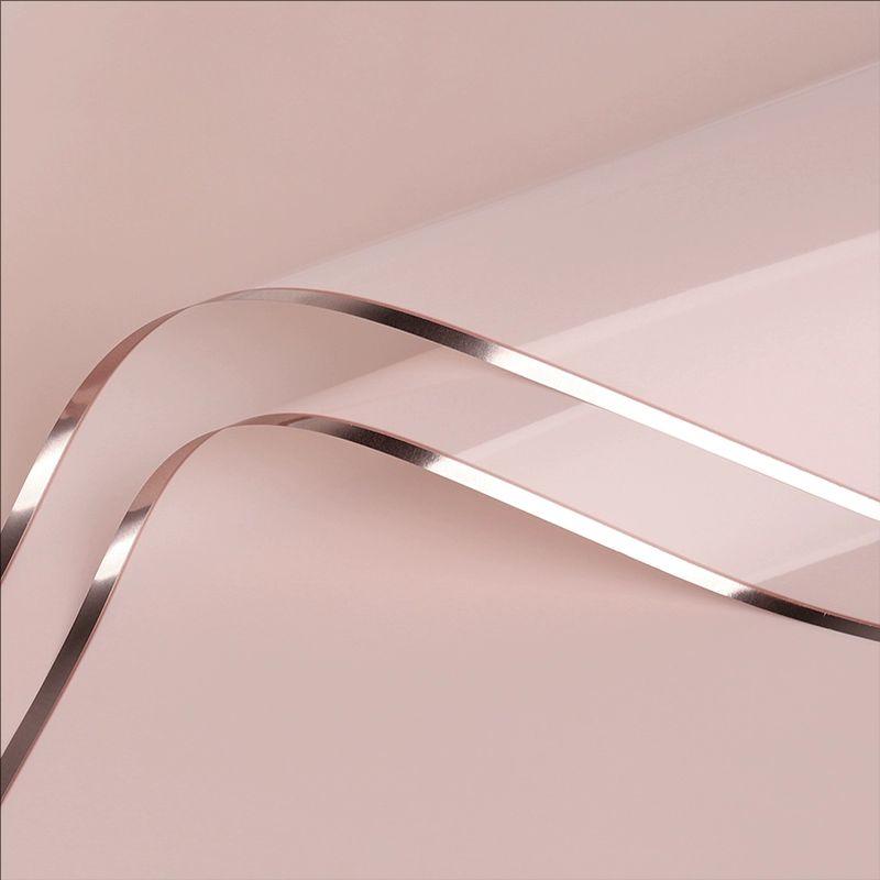 MYHC-72 yksivärinen Gold Edge Water Light -kalvo läpinäkyvä kukkapakkauskalvo
