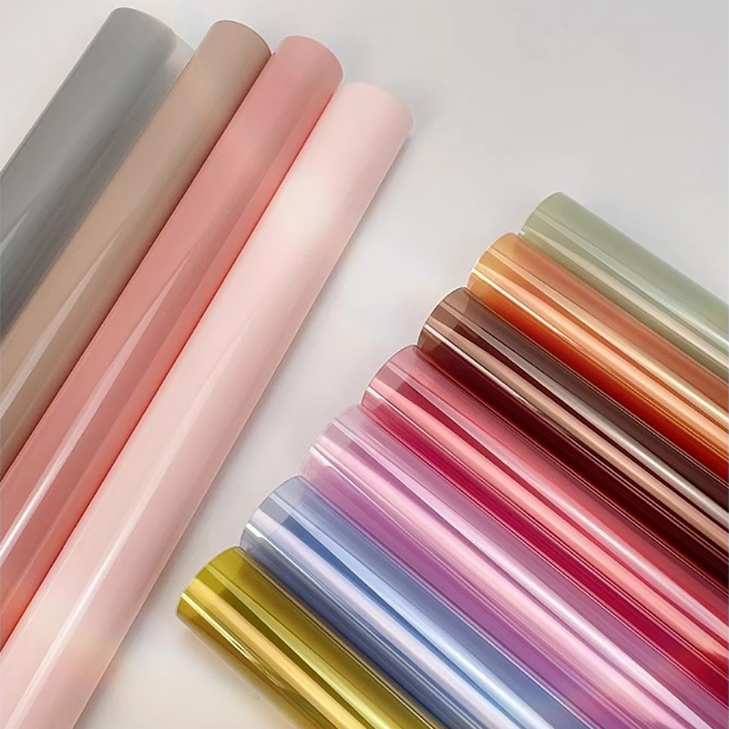 MYHC-74 Jelly Film OPP4.7 Silkkiläpinäkyvä kukkakäärepaperi