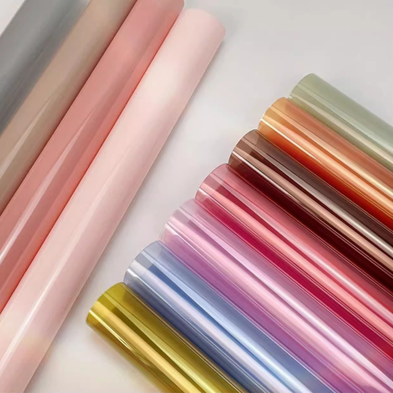 MYHC-74 Jelly Film OPP4.7 Silkkiläpinäkyvä kukkakäärepaperi