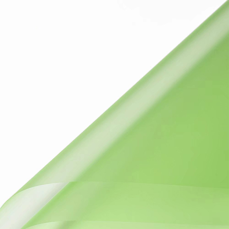 Matta yksivärinen läpikuultava kukkapaperi