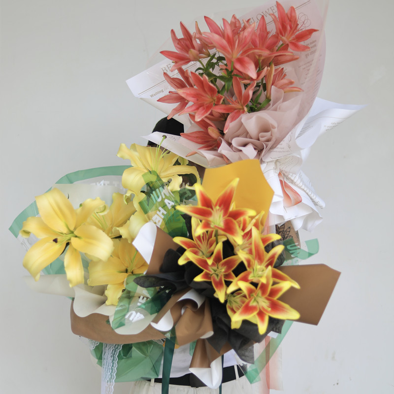 58*58cm kukkapakkaus sellofaania