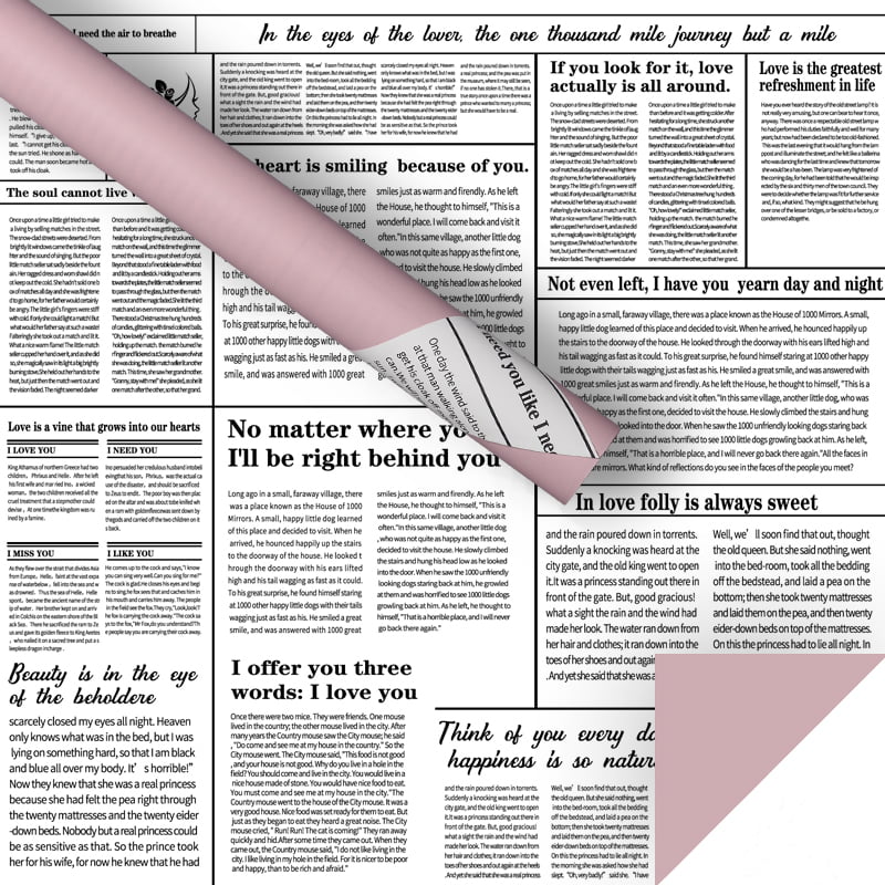 Englantilainen sanomalehti kukkakäärepaperi