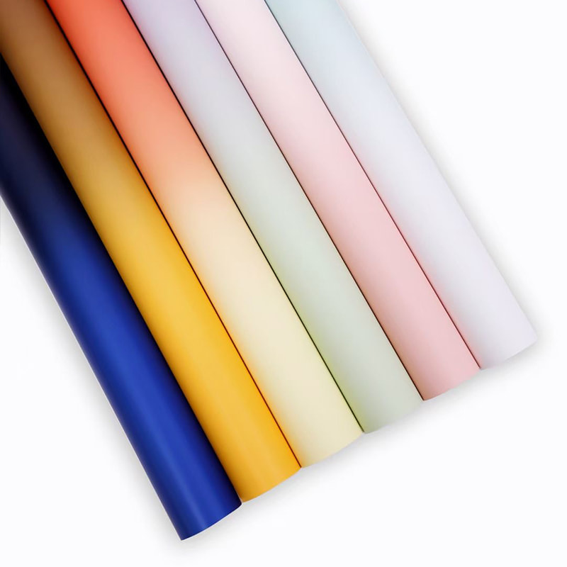 Premium Gradient Flower Bouquet -käärepaperi