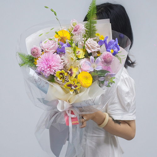 Gradienttitulostus Bouquet-käärepaperi